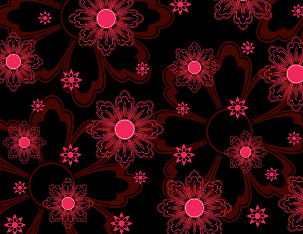 Floral Texture. Vector Background. - Вектор, зображення