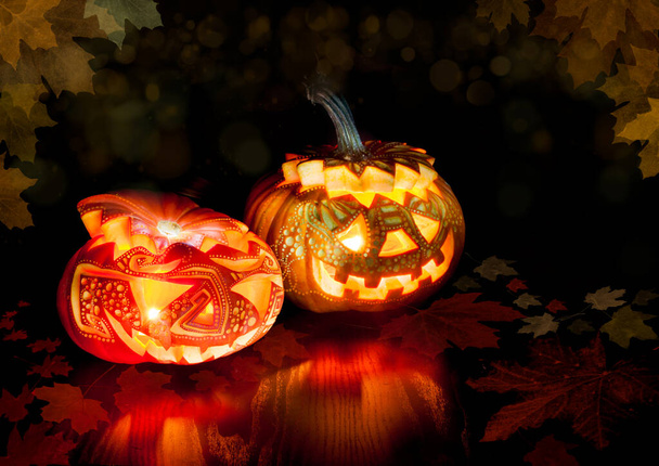 Halloween pumpkins - Fotoğraf, Görsel