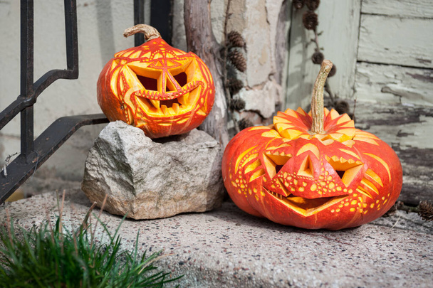 Halloween pumpkins  - Фото, зображення