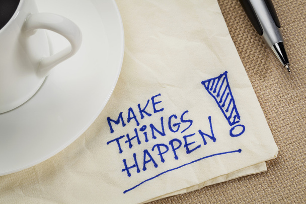 Make things happen - Φωτογραφία, εικόνα