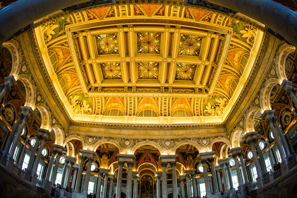 United States Capitol ceiling painting of the (United States Capitol) - Photo, Image