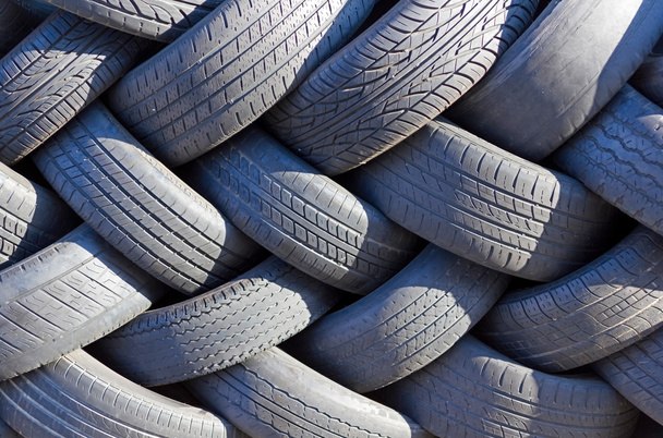Wall of tires. - Photo, Image