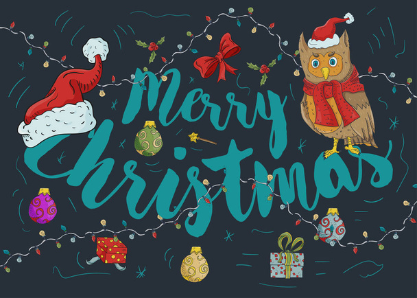 Nouvel an contour de Noël illustration couleur pour la décoration des
 - Vecteur, image