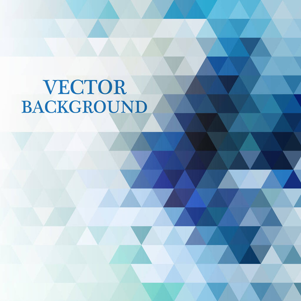 Abstract geometric background with transparent triangles. Vector illustration. - Vector, imagen