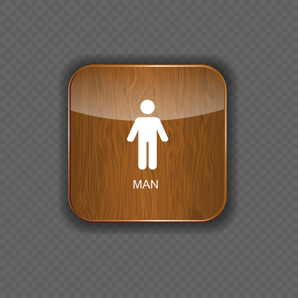Illustration vectorielle d'icônes d'application homme
 - Vecteur, image