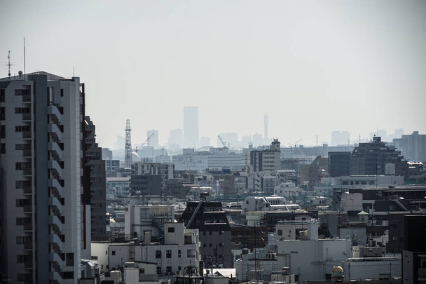 Yokohama townscape ορατό από το Ikegami Honmonji - Φωτογραφία, εικόνα