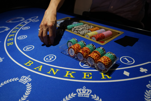 Kumarhane Poker resmi (Texas Holdem) - Fotoğraf, Görsel