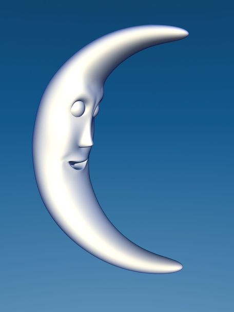 maan gezicht - Foto, afbeelding