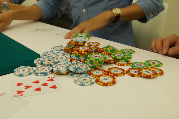 Casino Poker image (Texas Holdem) - 写真・画像