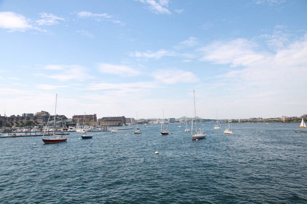 Boston harbor cruise, Massachusetts, United States - Фото, изображение