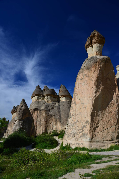 natural landscape of cappadocia, turkey - Fotó, kép