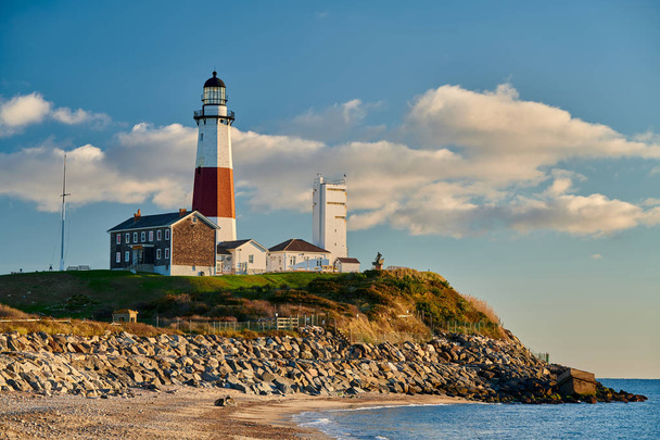 Montauk Lighthouse and beach  - Photo, Image