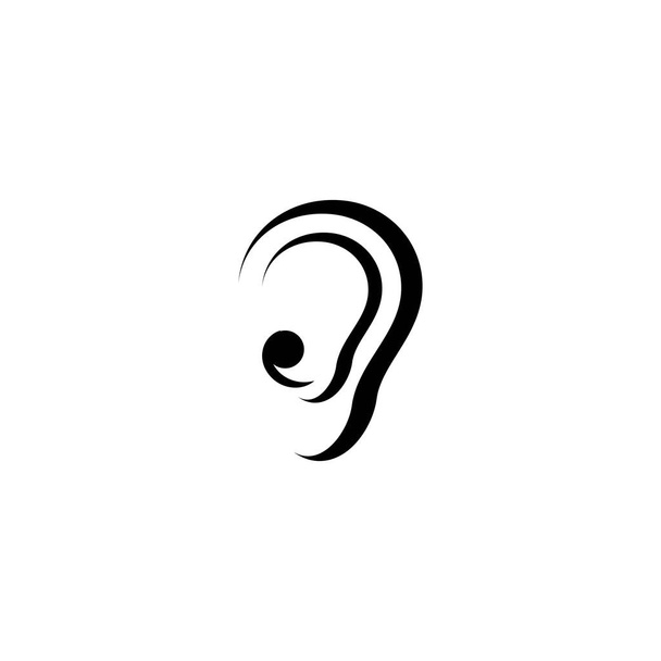 Design de ilustração de vetor auditivo Logotipo
 - Vetor, Imagem