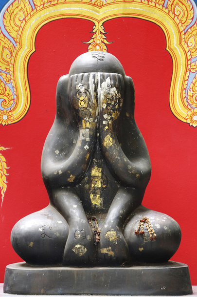 Phra pidta (zamknięte oczy Buddy) - Zdjęcie, obraz