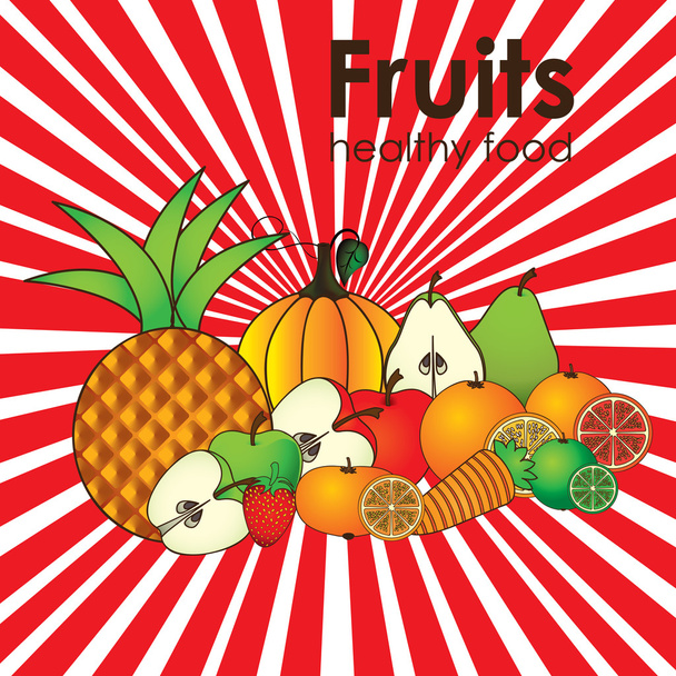 фрукты - Вектор,изображение