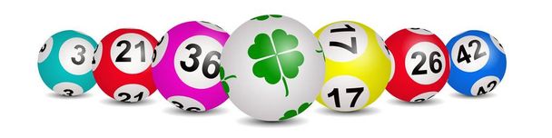 Loterie, Loto nebo Bingo ilustrace - Fotografie, Obrázek