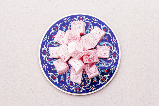 Wschodnie słodycze. Tradycyjna turecka rozkosz - Zdjęcie, obraz