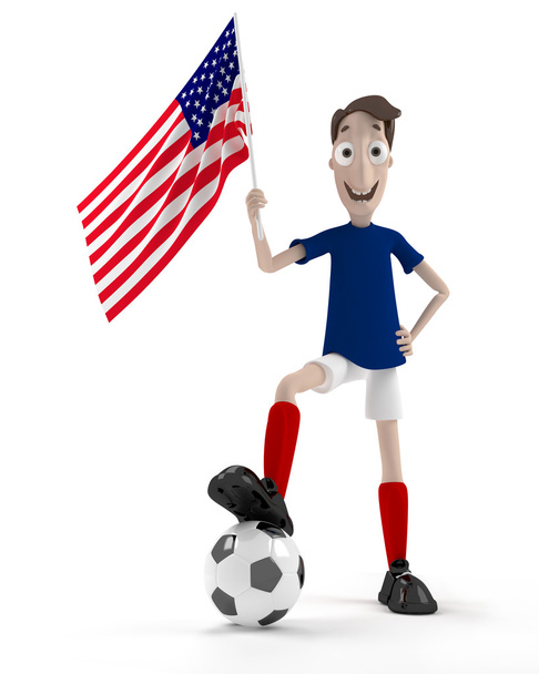 USA fotbalista - Fotografie, Obrázek