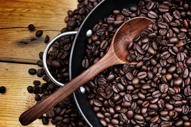 pörkölt kávébab - Fotó, kép