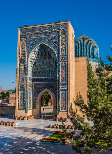 guri amir, ein Mausoleum des asiatischen Eroberers timur in samarkand - Foto, Bild