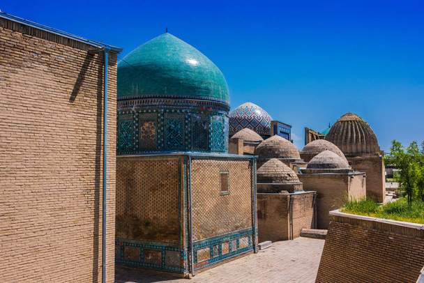 Şah-ı Zinda, Semerkant'ta bir nekropol, Özbekistan - Fotoğraf, Görsel
