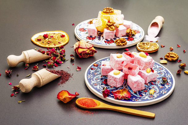 Eastern sweets. Traditional Turkish delight - Photo, Image