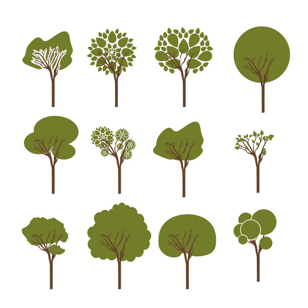 diseño de árboles
 - Vector, Imagen
