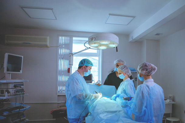 Команда хірургів, що роблять операцію
 - Фото, зображення