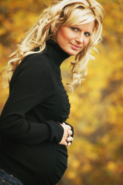 Profile Of Pregnant Woman - Fotografie, Obrázek