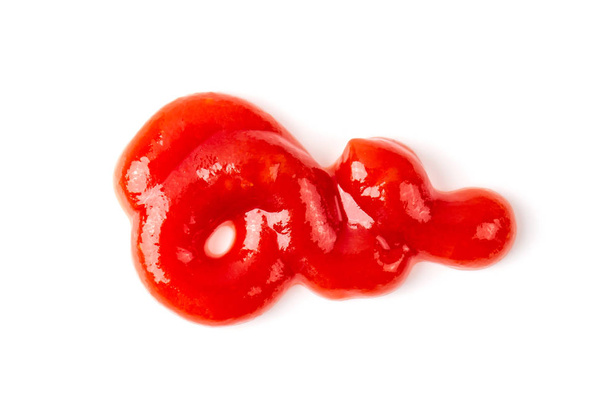 Molho de tomate isolado no fundo branco
 - Foto, Imagem