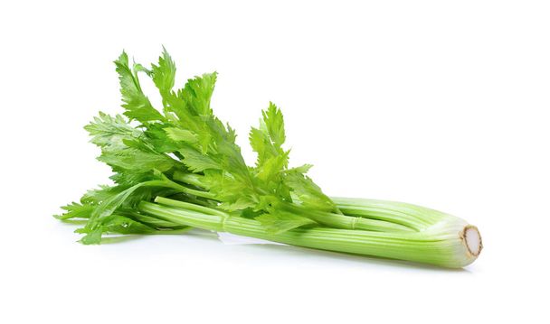 čerstvý celer izolované na bílém pozadí - Fotografie, Obrázek