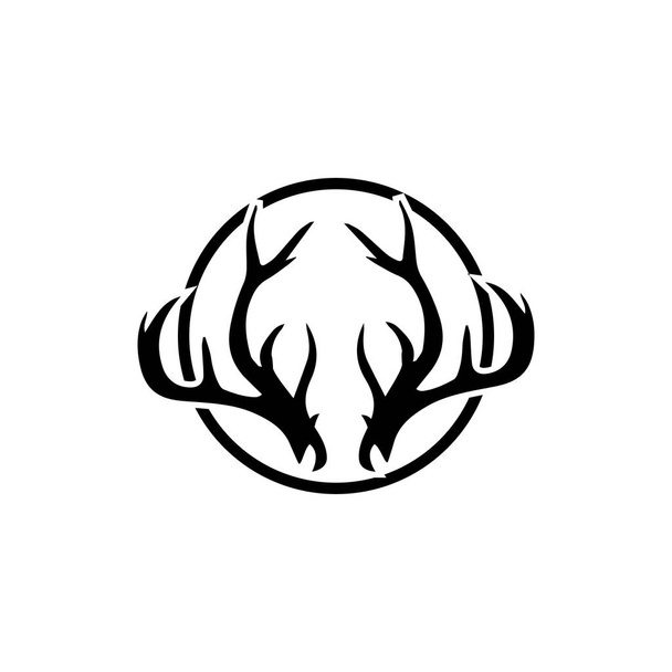 Šablona vektoru loga rohů jelenů - Fotografie, Obrázek