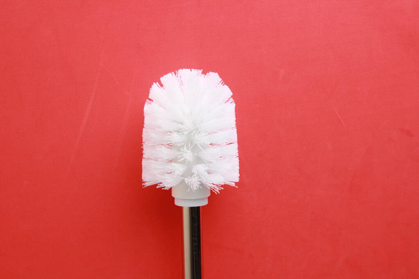 toilet brush in white and silver - Photo, Image