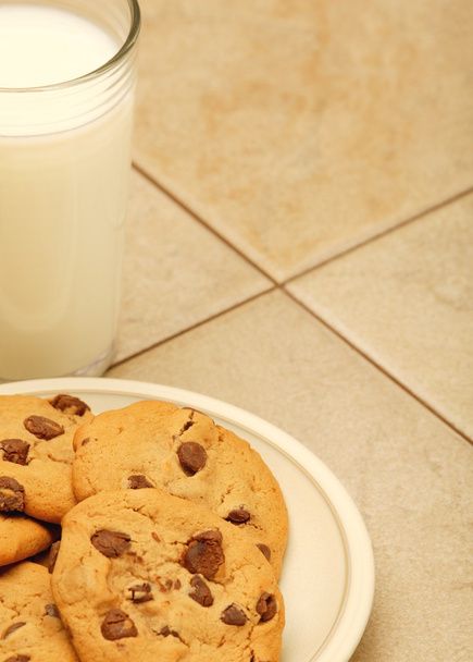 Milk And Cookies - Valokuva, kuva