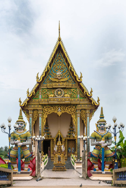 Wat Plai Laem buddhista szentély, Ko Samui sziget, Thaiföld. - Fotó, kép
