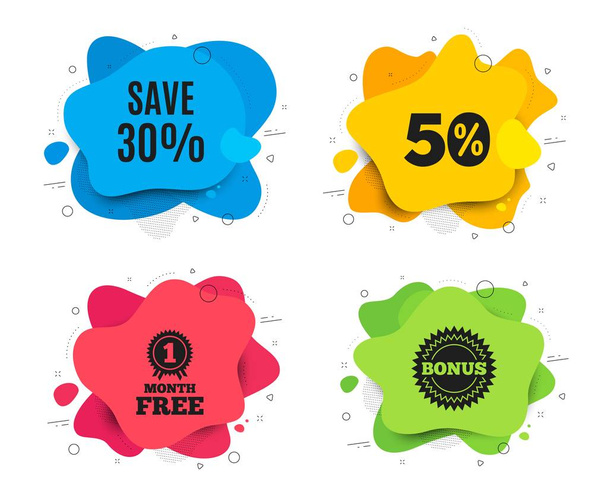 Save 30% off. Sale Discount offer price sign. Vector - Vector, Image