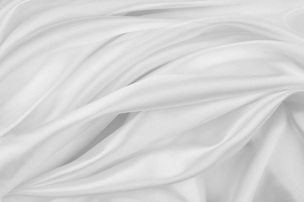 White silk fabric lines - Photo, Image