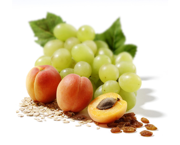vruchten en granen - Foto, afbeelding