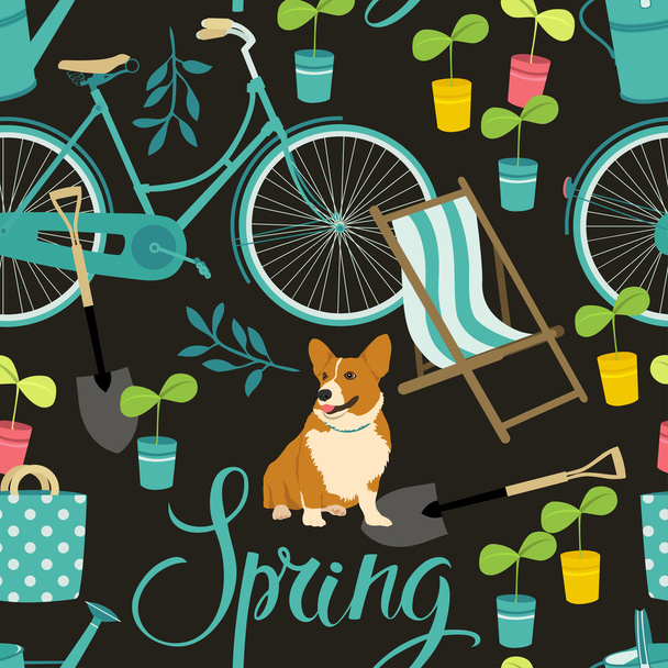 Spring illustration - Διάνυσμα, εικόνα