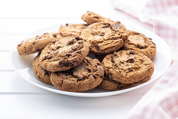 Sweet chocolate cookies. - Фото, зображення