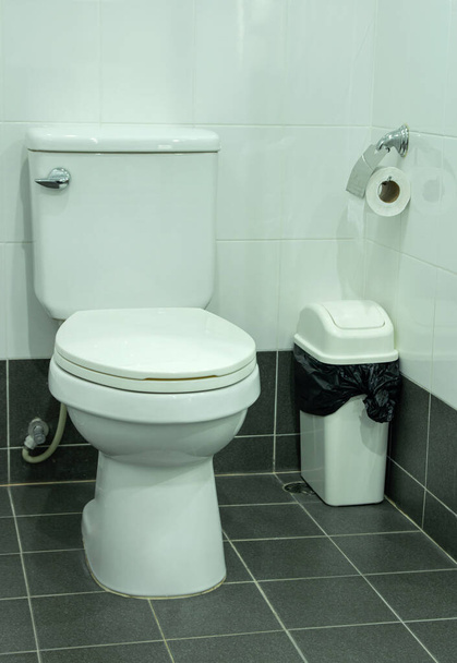 WC mísa v koupelně interiér - Fotografie, Obrázek