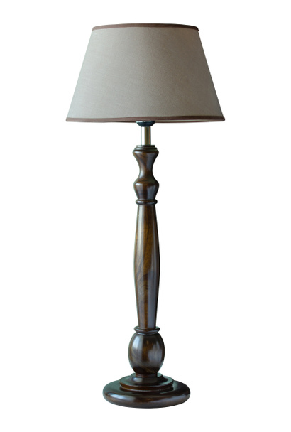 lampe de table isolée sur fond blanc avec chemin de coupe
 - Photo, image