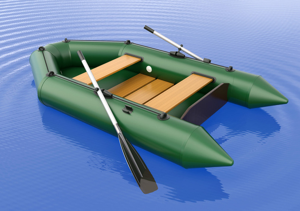 Barco de goma
 - Foto, Imagen