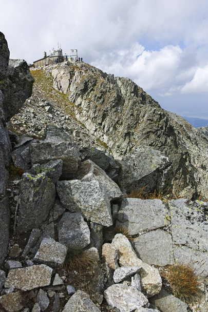 Panorama w pobliżu szczytu Musala, Góra Riła, Bułgaria - Zdjęcie, obraz