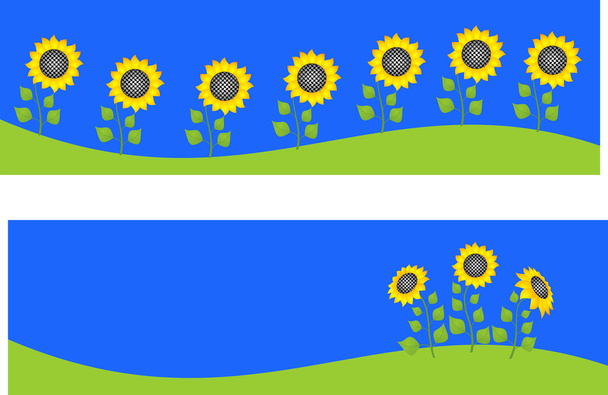 Sunflowers - Vector, Image