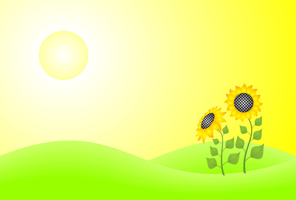 Sunflower - Vektor, kép