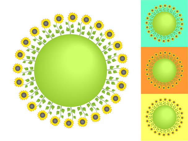 Sunflowers - Vector, Image