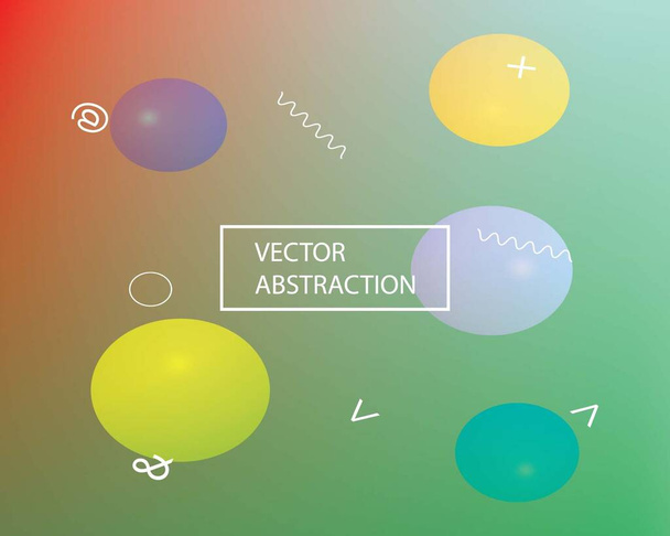 Trendy modern abstract background. - Vector, imagen
