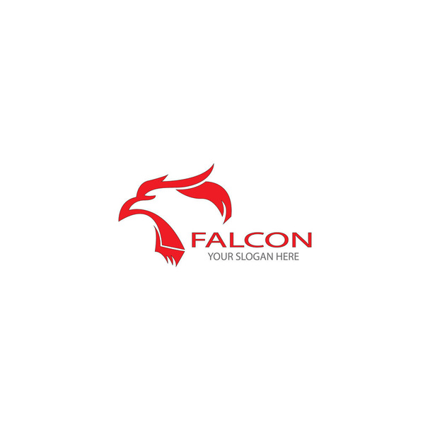 вектор шаблону логотипу сокола орла птаха
 - Фото, зображення