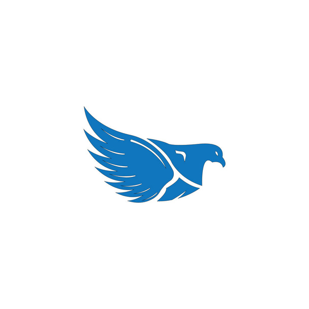 halcón águila pájaro logotipo plantilla vector
 - Foto, imagen